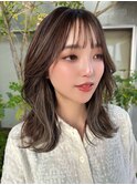 レイヤーカット/ハイライト/韓国ヘア/40代/30代