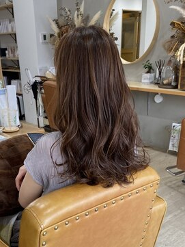 メアリー バイ メリー(marry by merry) 【立町メアリーバイメリー】☆オレンジベージュ×セミロング☆