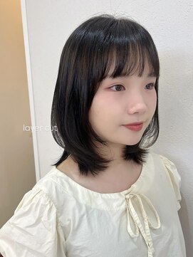 キアラ(Kchiara) 軽さのあるレイヤーボブカット