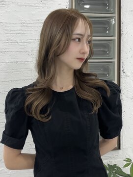 ヘーゼルベージュ×レイヤーカット×ダブルカラー【広島】