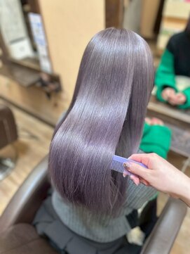 モアムー(Moremuu) 【Maho】ラベンダーグレージュ