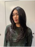 バタフライカット レイヤーカット ロングレイヤー