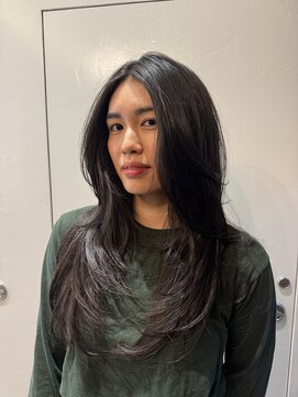 モナン 渋谷(Monan) バタフライカット レイヤーカット ロングレイヤー