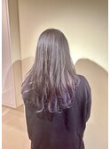 **ロング**レイヤーカット顔周りレイヤーインナーカラー