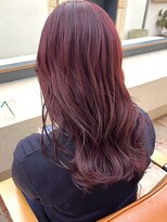 パークレーン アイス イヴェン(park lane ICI yeven)&nbsp;大人可愛いカシスレッドくびれヘア30代40代