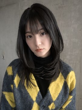 プロス(Pros) レイヤーカット/ハッシュカット/地毛風カラー/表参道