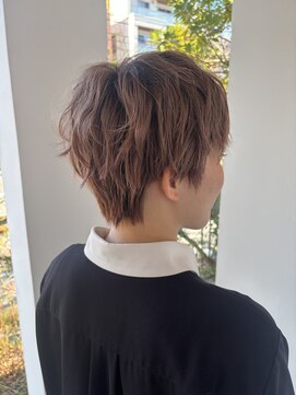 ユウヘアー 本山店(U Hair) ショート/ピンクベージュ/ベージュ/トリートメント/ブリーチ