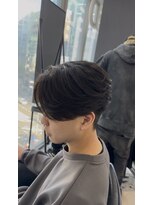REEED 渋谷店　メンズ縮毛矯正/ニュアンスパーマ【リード】【4/3 NEW OPEN（予定）】&nbsp;MEN’S HAIR/重めセンターパート