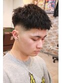 スキンフェードツイストスパイラルパーマ立川men's