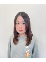リリー LILY ヘアー メイク HAIR アンド & MAKE&nbsp;レイヤーカット小顔カット裾カラー抜け感モテ髪韓国レイヤー