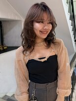 アクシス 栄店(`AXIS)&nbsp;馬渕ワンホンレイヤー/ミルクティーブロンド/ダークブルー/栄
