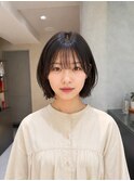 レイヤー/ショート/地毛風縮毛矯正/オージュアトリートメント