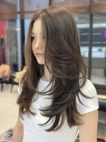 キーン 吉祥寺店(keen) 【AYAKA】レイヤーカット×透明感グレージュ/吉祥寺