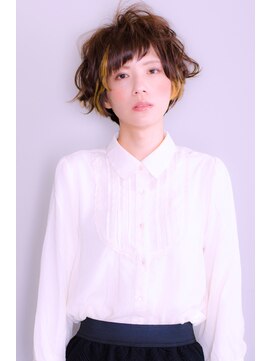 アビーヘア 市川店(abie hair) ふわっとカールの変形マッシュショート