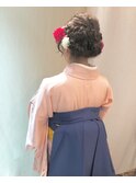 【下北沢＊I'll b hair＊】袴に似合う★編み込み無造作カール