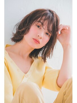 リトル ポルト 元町(little×PORTO) 透け感が魅力の大人っぽいボブ