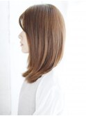 ナチュラルレイヤーストレートスタイル