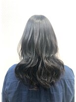 クオリス 上福岡店(QUALIS)&nbsp;大人の黒髪ウルフパーマ/前上がりレイヤーカット/30代40代50代