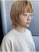 ボブウルフ×ワンカールパーマ
