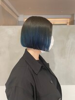 ガリカ(Gallica kinshicho)&nbsp;ブルーグレージュ/グラデーションカラー/切りっぱなしボブ