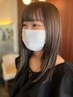 【皆様ご利用OK】自然なツヤ髪に♪カット+美革ストレート(前髪のみ)￥8520