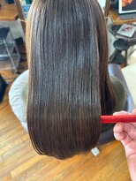 美容室 メザミー MESAMIES&nbsp;大人可愛いツヤ髪ナチュラルセミロング20代30代ストレート