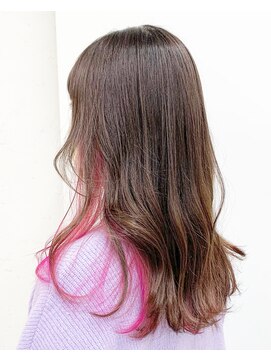 イシュ(ish.) ピンクインナーカラー(曳舟/東向島/立石/越谷/草加)