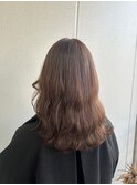 【桑原雪音】ゆるふわ透明感ブラウンベージュブリーチなし<原宿>