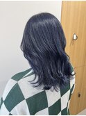 《緑橋/城東区/女性サロン》韓国風ネイビーカラー
