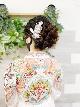 ロカット サロン(Roquat Salon) 和装ロングヘアセット【ヘアセット/ヘアアレンジ/立川/立川南】