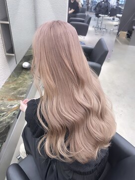 ペレ 栄店(PELE) ウルフ/マチルダボブ/ピンクベージュ/インナーグレージュ/栄