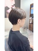 ショート/マッシュショート/ニュアンスパーマ/ハイトーン[原宿]