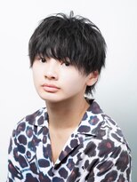 アルファ 新宿(alpha)&nbsp;サーフカール/ 刈り上げセンターパート/ブルーブラック[新宿駅]