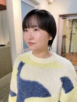 ハル ヘアスタジオ(haRu hair studio)&nbsp;マッシュショート　ぱつっとバング