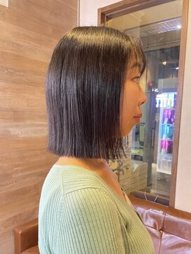 トレヘアー(tRe hair) 切りっぱなしボブ/ミディアムボブ
