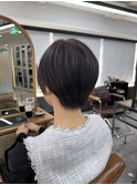 大人ショート　ナチュラルショコラブラウン