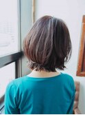 こなれ感小顔ライン黒髪ボブクールボブくびれショートボブ