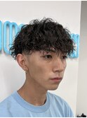 渋谷ツイストスパイラルパーマゆるめツイスパメンズビジネスヘア