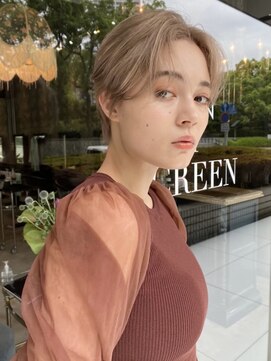 スクリーン(SCREEN) くびれヘア/アプリコットオレンジ/ハイライトカラー/三宮/元町