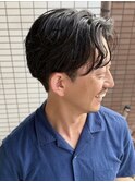 #MEN’S HAIR#サーフカール#刈り上げセンターパート#フェード