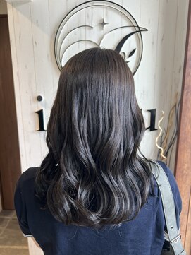 イコウヘアデザイン(icou hair design) ツヤツヤ透け感シアーグレージュ