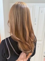 スペックホルダーミミ(Spec Holder mimi)&nbsp;キャメルベージュレイヤーロング