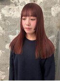 【表参道sheta小林】10代20代30代レッドブラウン顔まわりカット