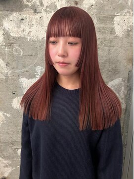 シータ(sheta) 【表参道sheta小林】10代20代30代レッドブラウン顔まわりカット