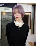 ショートカット/ラベンダーカラー
