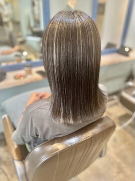 グレージュハイライト