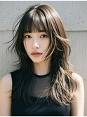 ウルフパーマクラゲカットクラゲヘアーエンドカラーネオウルフ
