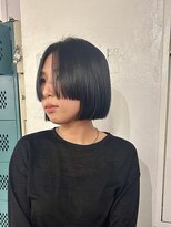 ソルト(Salt)&nbsp;乾かすだけでまとまるミニボブ×ワイドバングsalt大久保