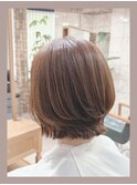 大人くびれミディアム/ミセス/40代50代60代/似合わせ大人ボブ