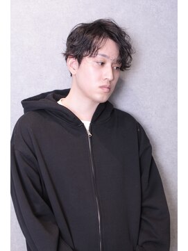 リメル 奥沢自由が丘店(Remel) ニュアンスパーマ黒髪ナチュラルマッシュ【Remel奥沢自由が丘】